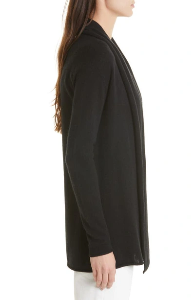 Shop Club Monaco Cristina Shawl Collar Cashmere Cardigan In Black