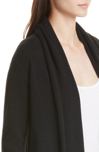 Shop Club Monaco Cristina Shawl Collar Cashmere Cardigan In Black