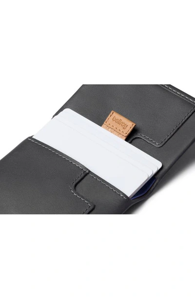Shop Bellroy Slim Sleeve Wallet In Charcoal Cobalt