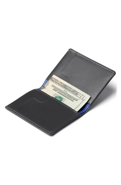 Shop Bellroy Slim Sleeve Wallet In Charcoal Cobalt
