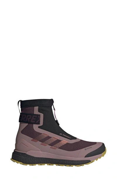 Shop Adidas Originals Terrex Free Cool.rdy Waterproof Hiking Boot In Maroon/ Red/ Pulse Lilac