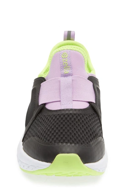 Shop Zella Playground Slip-on Sneaker In Black- Purple