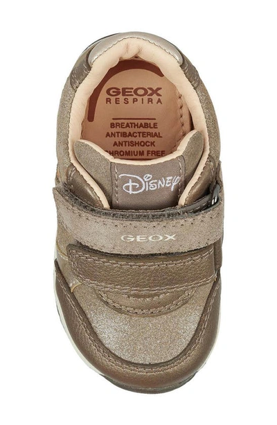 Shop Geox X Disney Rishon Sneaker In Smoke Grey/ Platinum