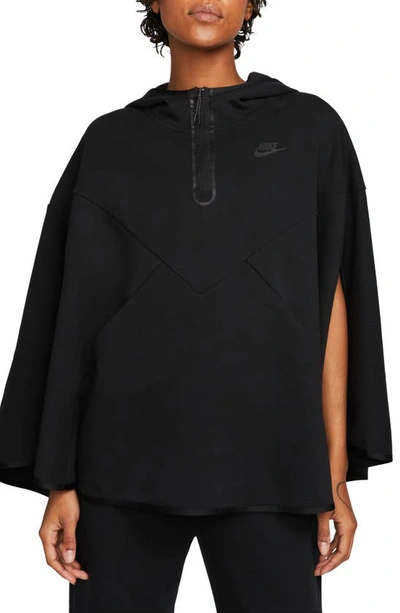 Nike Sportswear Tech Fleece Women's Oversized Poncho In Black,black |  ModeSens