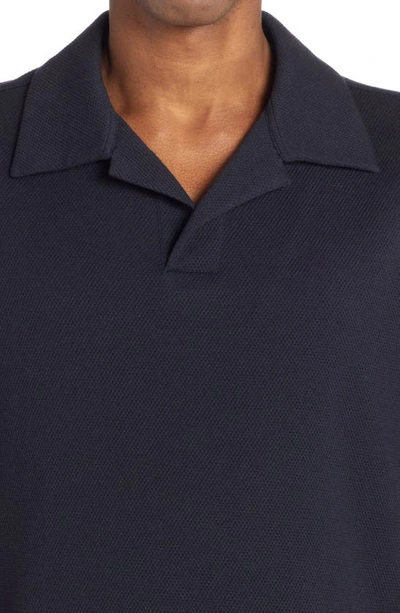 Shop Agnona Johnny Collar Polo In Eclipse