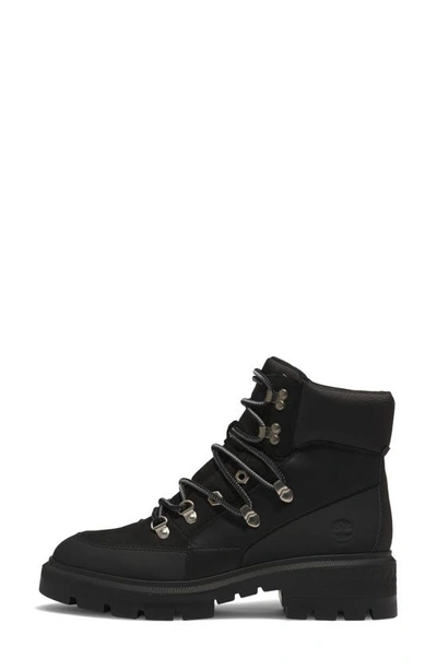 Shop Timberland Cortina Valley Waterproof Hiking Boot In Jet Black