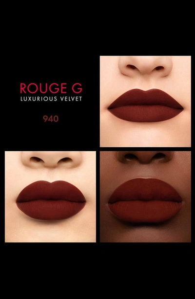 Shop Guerlain Rouge G Customizable Lipstick Shade In No. 940 / Matte