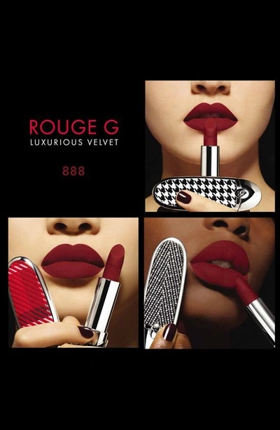 Shop Guerlain Rouge G Customizable Lipstick Shade In No. 888 / Matte