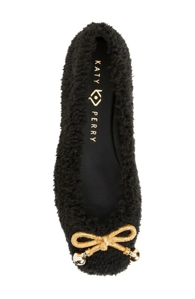 Shop Katy Perry The Evie Ballet Flat In Black/ Gold
