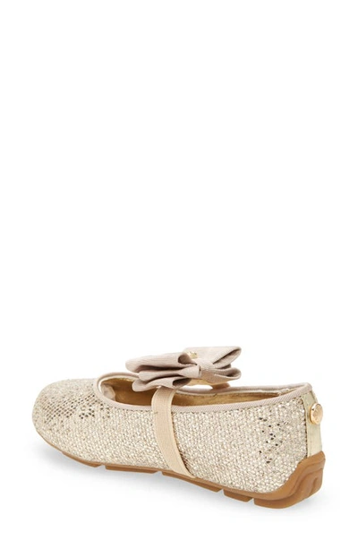 Shop Michael Michael Kors Kids' Rover Day Mary Jane Flat In Sand Gold