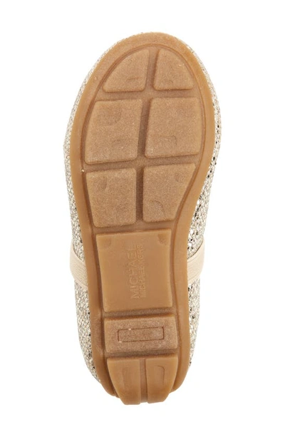 Shop Michael Michael Kors Kids' Rover Day Mary Jane Flat In Sand Gold