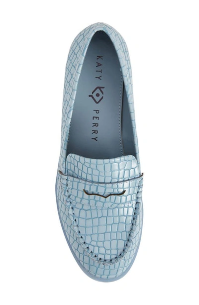Shop Katy Perry The Geli Loafer In Arctic Blue