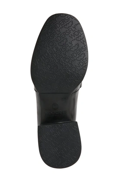 Wonders Block Heel Bit Loafer In Black