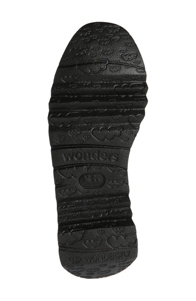 Shop Wonders Sport Wedge Penny Loafer In Black