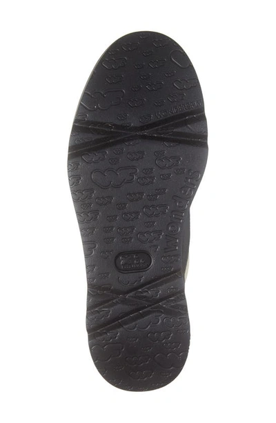 Wonders Front Zip Bootie In Black Cream