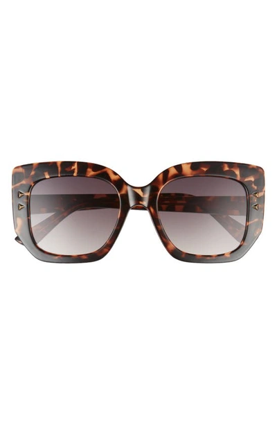 Shop Frye 50mm Gradient Square Sunglasses In Tortoise