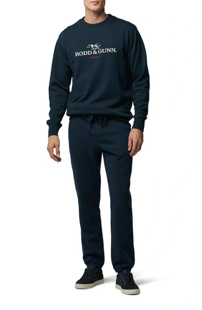 Rodd & Gunn Grenada North Cotton Crewneck Sweatshirt In Midnight