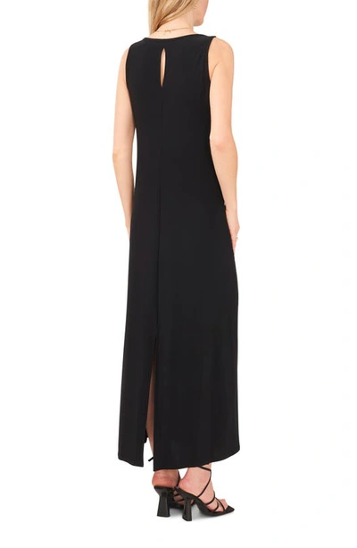 Vince Camuto Plus Size Keyhole Sleeveless Maxi Dress In Rich Black