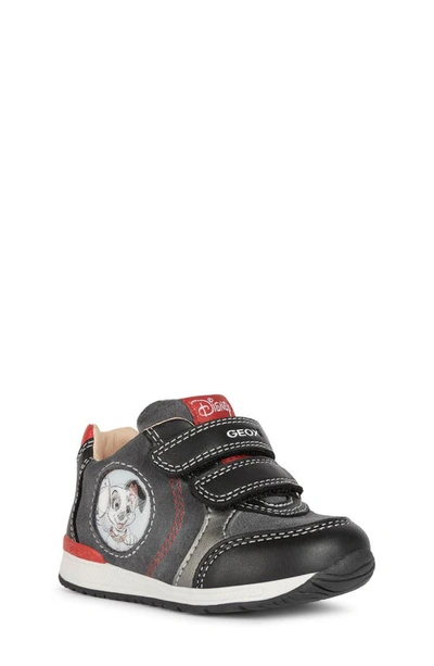 Geox Kids' X Disney Rishon Sneaker In Black/ Dk Grey | ModeSens