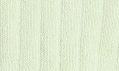 Shop Stems Luxe Merino Wool & Cashmere Blend Crew Socks In Green