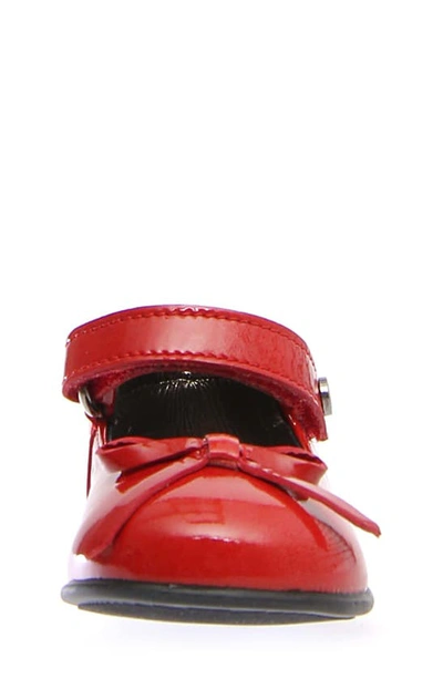Shop Naturino Ballet Mary Jane Flat In Red