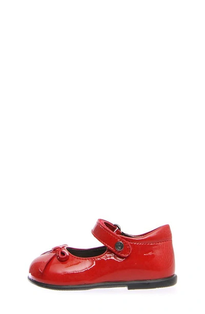Shop Naturino Ballet Mary Jane Flat In Red