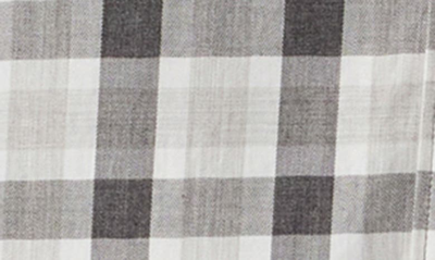 Shop Rodd & Gunn Boltons Trim Fit Check Cotton Flannel Button-up Shirt In Ash