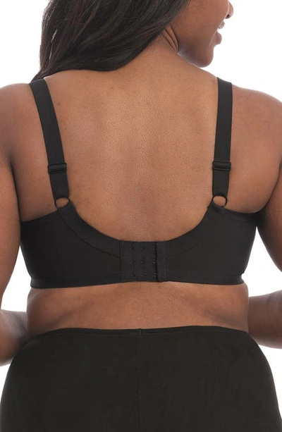 Elomi Full Figure Brianna Underwire Plunge Bra El8080 In Black