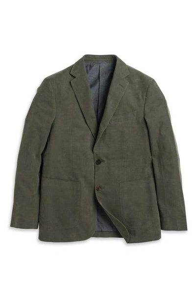 Shop Rodd & Gunn Saint Bathans Cotton Corduroy Sport Coat In Moss