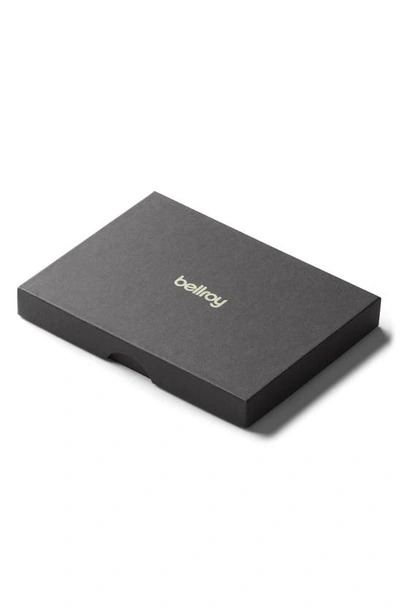 Shop Bellroy Card Sleeve Wallet In Charcoal Cobalt