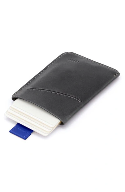 Shop Bellroy Card Sleeve Wallet In Charcoal Cobalt