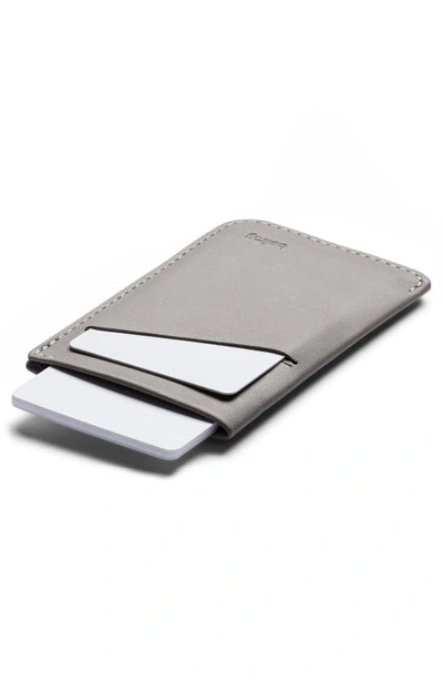 Shop Bellroy Card Sleeve Wallet In Grey Lagoon