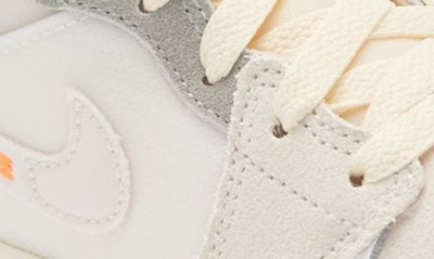 Shop Jordan 1 Mid Se Craft High Top Sneaker In White/ Grey/ Phantom/ Sail