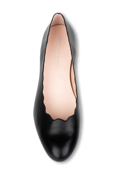 Patricia Green Palm Beach Scalloped Ballet Flat In Black