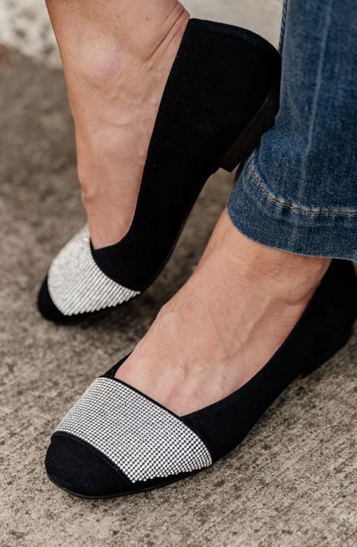 Patricia Green Milan Embellished Ballet Flat In Black