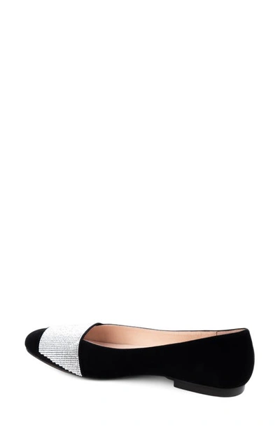 Shop Patricia Green Milan Embellished Ballet Flat In Black