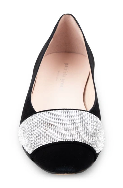 Shop Patricia Green Milan Embellished Ballet Flat In Black