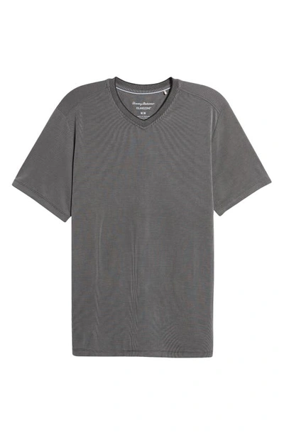 Shop Tommy Bahama Coastal Crest Islandzone® V-neck T-shirt In Black