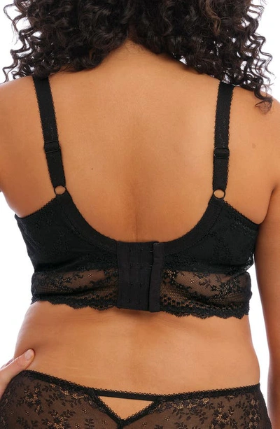 Shop Elomi Charley Longline Full Figure Underwire Bra In Black