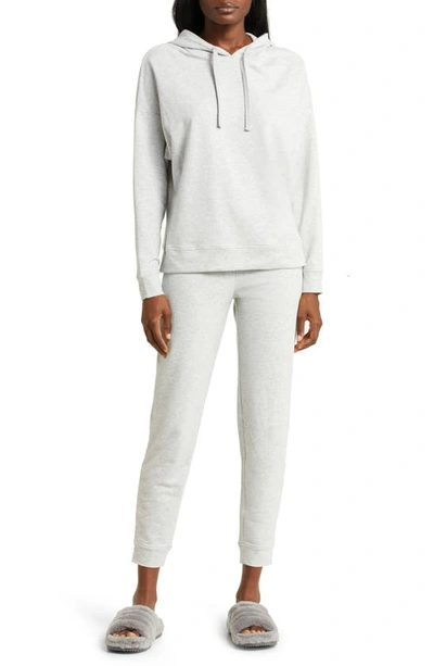 Shop Ugg Kyree Micro French Terry Hoodie Sweatshirt In Grey Heather