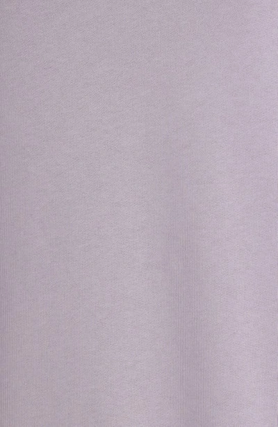 Shop Balmain Logo Cotton Hoodie In Dark Grey/ Light Blue