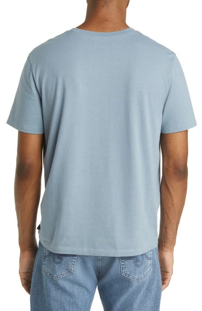 Shop Ag Bryce Crewneck T-shirt In Coldwater Slate