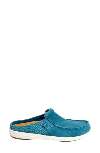 Shop Revitalign Siesta Orthotic Clog Sneaker In Blue Coral