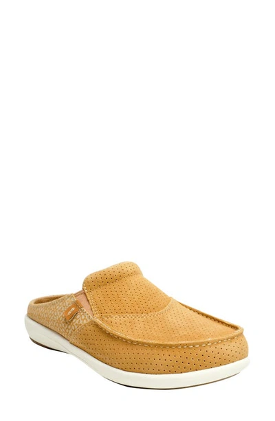 Shop Revitalign Siesta Orthotic Clog Sneaker In Brown Sugar