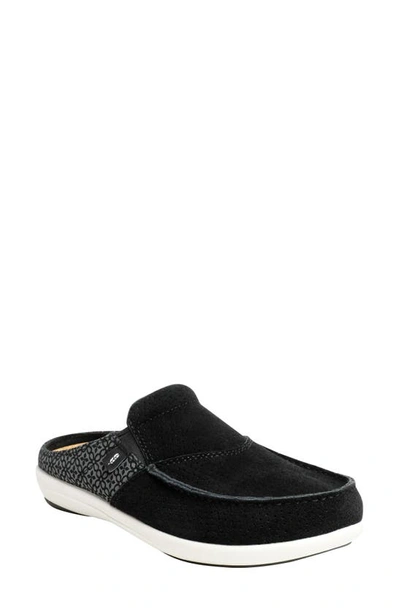 Shop Revitalign Siesta Orthotic Clog Sneaker In Black