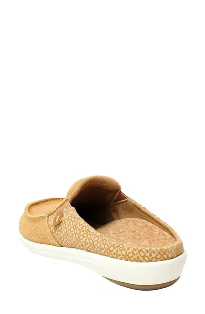 Revitalign Siesta Orthotic Clog Sneaker In Brown Sugar