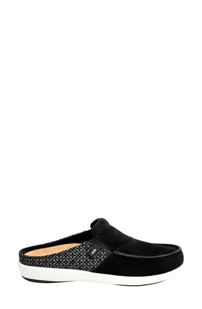 Shop Revitalign Siesta Orthotic Clog Sneaker In Black