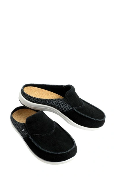 Shop Revitalign Siesta Orthotic Clog Sneaker In Black