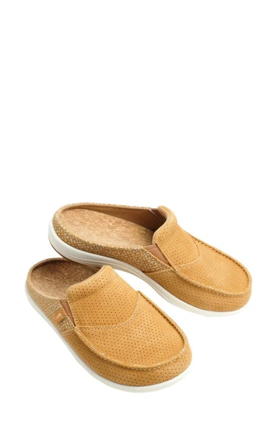 Revitalign Siesta Orthotic Clog Sneaker In Brown Sugar