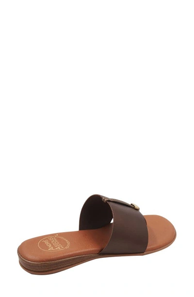 Shop Andre Assous Nice Featherweights™ Slide Sandal In Bronze